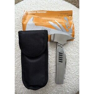 Vtg Durabilt 12 Function Carbon Steel Hammer Multi Functional 12 Tools + Case